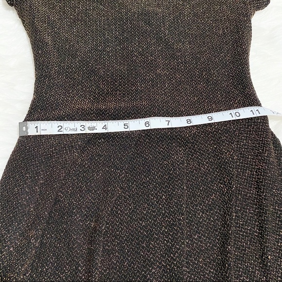 B.DARLIN Gold Glittery Dress - Picture 4 of 8